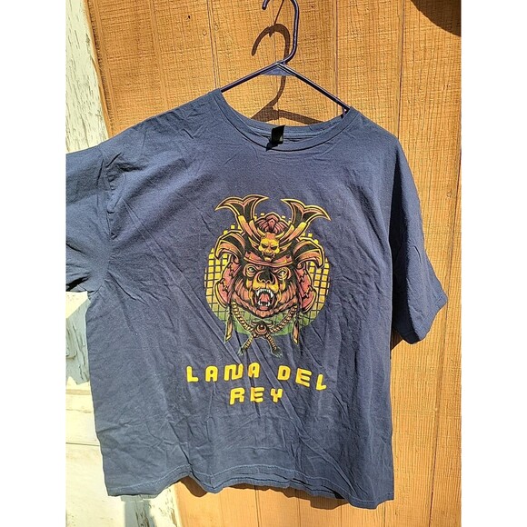 Lana Del Rey T-shirt Rare, Navy Blue Bear Samarai 2XL - Picture 1 of 5